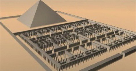 Bí ẩn mê cung khổng lồ của người Ai Cập cổ đại