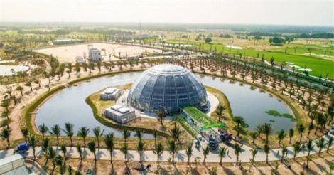 Cận cảnh mô hình canh tác nhiều tầng tại nông trường thông minh Hội An