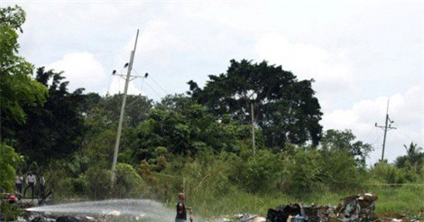 Tìm thấy hộp đen máy bay rơi ở Cuba