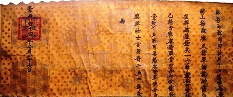 Phát hiện đạo sắc phong cổ, quý hiếm thời Lê ở Hà Tĩnh