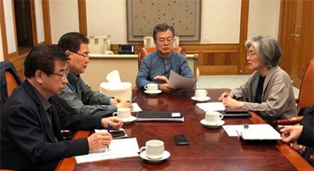 Ông Trump hủy hội đàm Mỹ - Triều, TT Hàn Quốc họp khẩn lúc 0 giờ