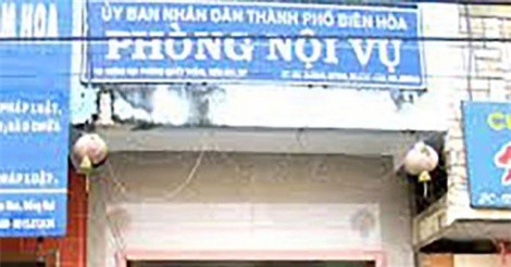Khởi tố nguyên Phó phòng Nội vụ TP Biên Hòa