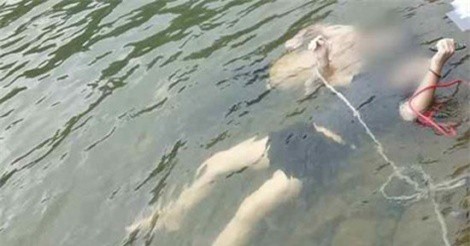 Đôi nam nữ nắm tay nhau tử vong dưới hồ nước