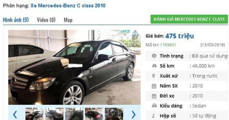 "Tậu" xe Mercedes cũ với giá từ 400 triệu đồng tại Việt Nam