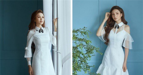 Hoa hậu Diễm Hương gợi ý mặc đẹp cùng váy trắng