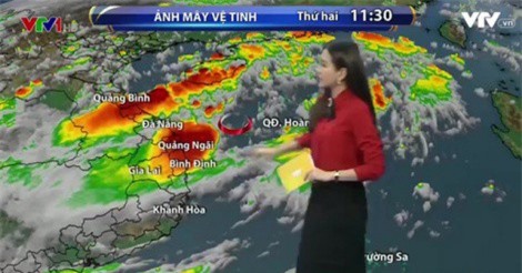 Áp thấp nhiệt đới hướng lên phía Bắc, tiếp tục gây thời tiết xấu