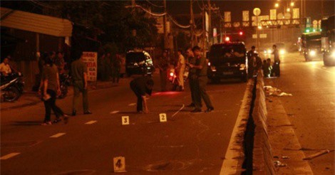 Đoàn xe "đi bão" bị nổ súng, một thanh niên gục xuống đường tử vong