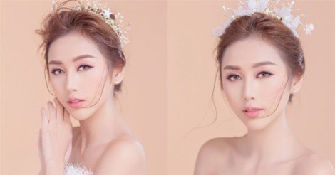 Phong cách trang điểm bling bling cho cô dâu 'bánh bèo'