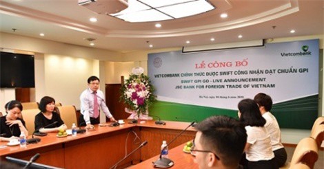 Vietcombank gia nhập cộng đồng SWIFT GPI