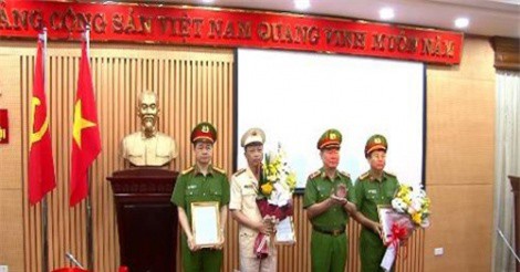 Công bố quyết định nhân sự của Bộ Công an