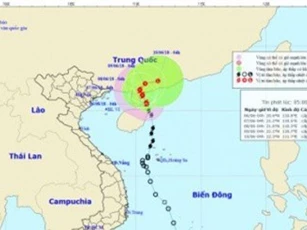 DỰ BÁO THỜI TIẾT (6/6): Bão số 2 di chuyển ra xa nước ta, miền Bắc chuyển nắng nóng