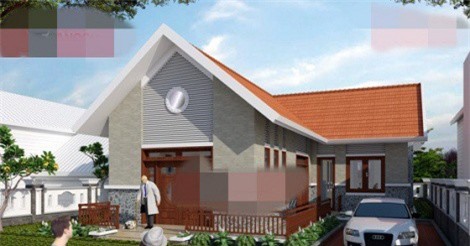 10 mẫu nhà hai mái ở nông thôn đáng học tập