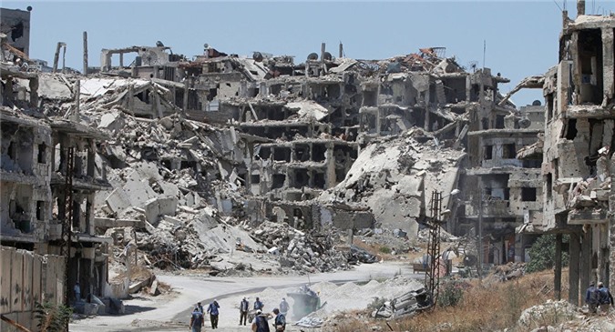 Quân đội Syria phát hiện đường hầm và kho vũ khí của khủng bố ở Homs