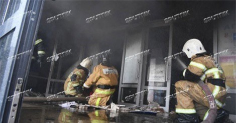 Không có thương vong trong vụ cháy Trung tâm thương mại ở Nga