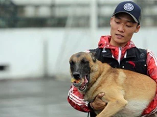 Ly kỳ thú chơi chó chăn cừu có giá ngang ô tô của đại gia Hà Thành