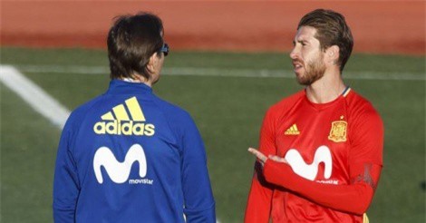 Sergio Ramos ẩu đả với chủ tịch LĐBĐ Tây Ban Nha, Pique phải can ngăn