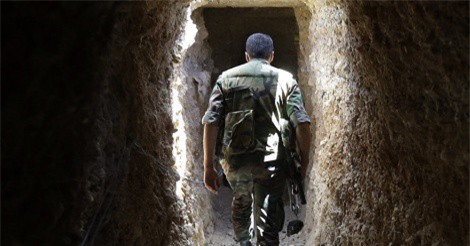 Quân đội Syria phát hiện đường hầm và hào của phiến quân ở Homs