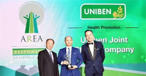 Uniben đạt giải 'Doanh nghiệp trách nhiệm châu Á'