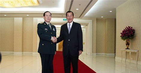 Trung Quốc viện trợ hơn 100 triệu USD cho quân đội Campuchia