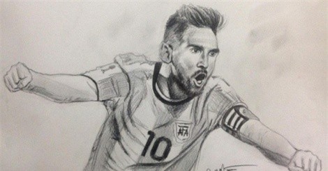 "Họa sĩ tiên tri" World Cup 2018 trên MXH: Cứ vẽ chân dung ngôi sao đội nào là đội ấy hoà hoặc thua