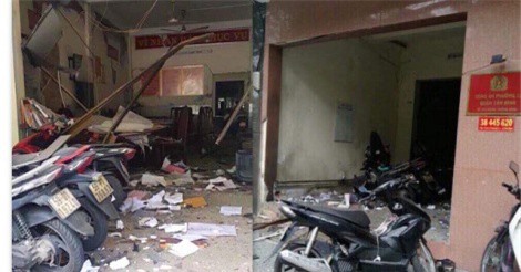 Tạm giữ nghi can gây ra vụ nổ tại trụ sở công an