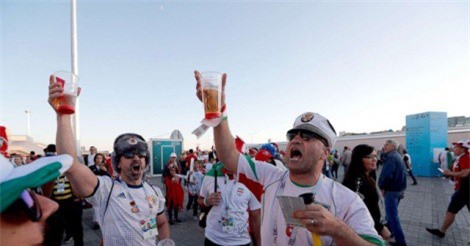 Thiếu bia tại Nga vì người hâm mộ World Cup uống quá nhiều