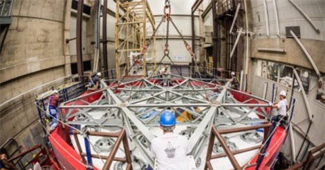 Kinh ngạc kính thiên văn lớn nhất thế giới đang xây dựng