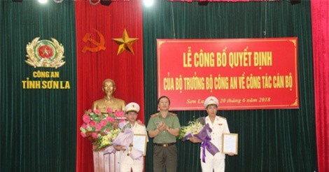 Công bố quyết định của Bộ trưởng Bộ Công an về công tác cán bộ