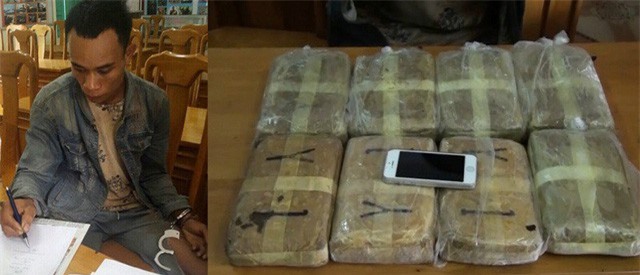 Khởi tố kẻ ôm bao tải chứa gần 48 ngàn viên ma túy qua biên giới