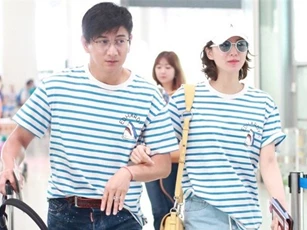 Vợ chồng Lưu Thi Thi - Ngô Kỳ Long diện đồ đôi xóa bỏ tin đồn rạn nứt