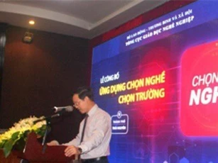 Bộ Lao động ra mắt ứng dụng chọn nghề - chọn trường trên thiết bị di động