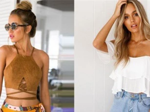 10 mẫu áo crop-top cách điệu xinh xắn