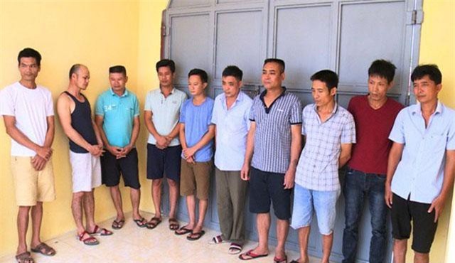 Thái Bình: Bắt 10 đối tượng đánh bạc, thu giữ gần 160 triệu đồng