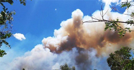 Nghệ An: 500 người dập lửa giữa cái nóng gần 40 độ C để cứu rừng