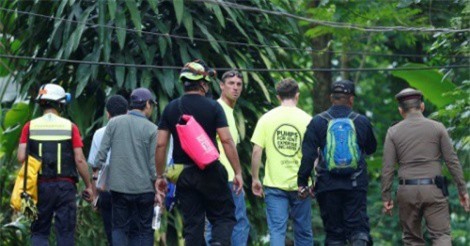 Thái Lan có thể bắt đầu giải cứu đội bóng nhí từ ngày mai