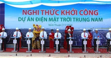 Khởi công nhà máy điện mặt trời quy mô 5.000 tỷ đồng
