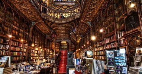 'Tiệm sách Harry Potter' nhuốm màu cổ tích ở Bồ Đào Nha