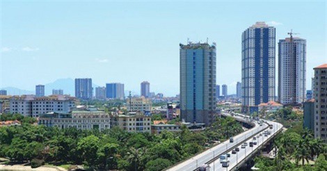 Dự án đường vành đai 2 triển khai kéo theo bất động sản quận Hai Bà Trưng nổi sóng