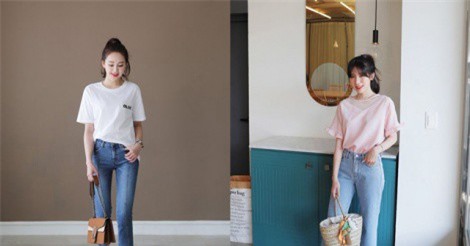 Học cách mix quần jeans ống lửng cho ngày mưa