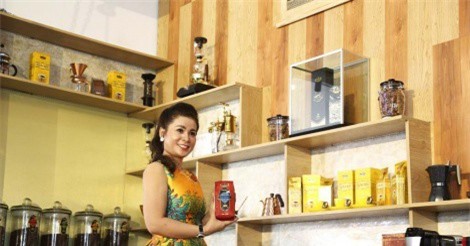 Bà Lê Hoàng Diệp Thảo mở quán cà phê đầu tiên