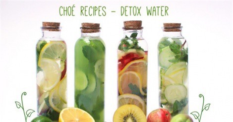 6 công thức nước detox tốt cho sức khỏe và nhan sắc