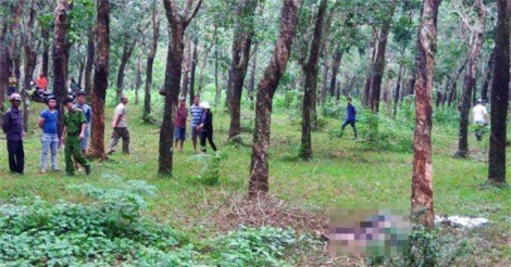 Đồng Nai: Phát hiện thi thể cháy đen trong lô cao su