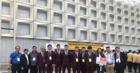 Học sinh Việt Nam đoạt Huy chương vàng Olympic Toán học quốc tế lần thứ 59