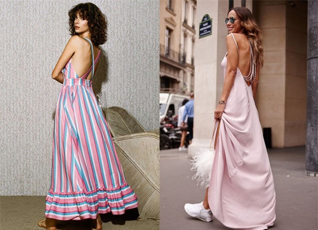 Đầm khoe lưng trần - hot trend mùa Hè 2018