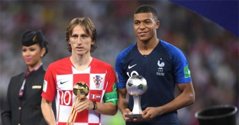 Giải thưởng cá nhân World Cup 2018: Vinh danh Modric, Harry Kane, Mbappe