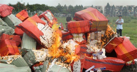 Quản lý thị trường đẩy mạnh truy quét thuốc lá điếu nhập lậu