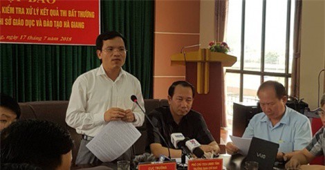 Hà Giang: 330 bài thi được nâng ít nhất từ 1,0 đến 8,75 điểm