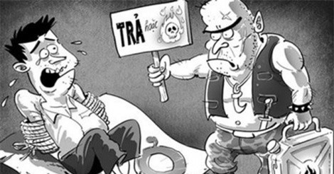 Trùm cho vay nặng lãi vác súng đi đòi nợ