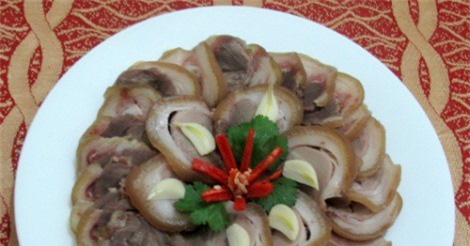 Cách làm chân giò ngâm mắm vét sạch nồi cơm