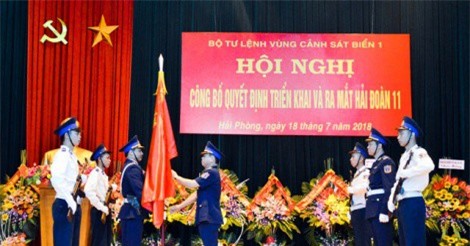 Công bố quyết định thành lập Hải đoàn 11
